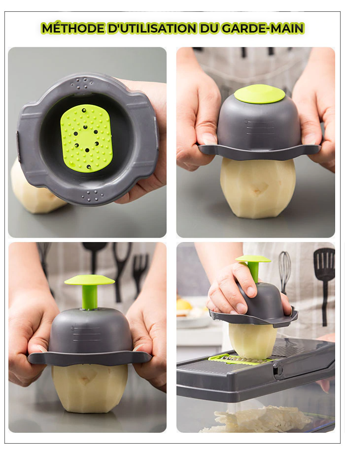 Coupe-légumes Multifonction 9-en-1 – L’outil indispensable pour gagner du temps en cuisine !