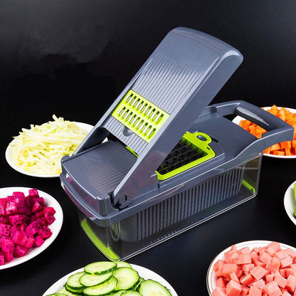 Coupe-légumes Multifonction 9-en-1 – L’outil indispensable pour gagner du temps en cuisine !